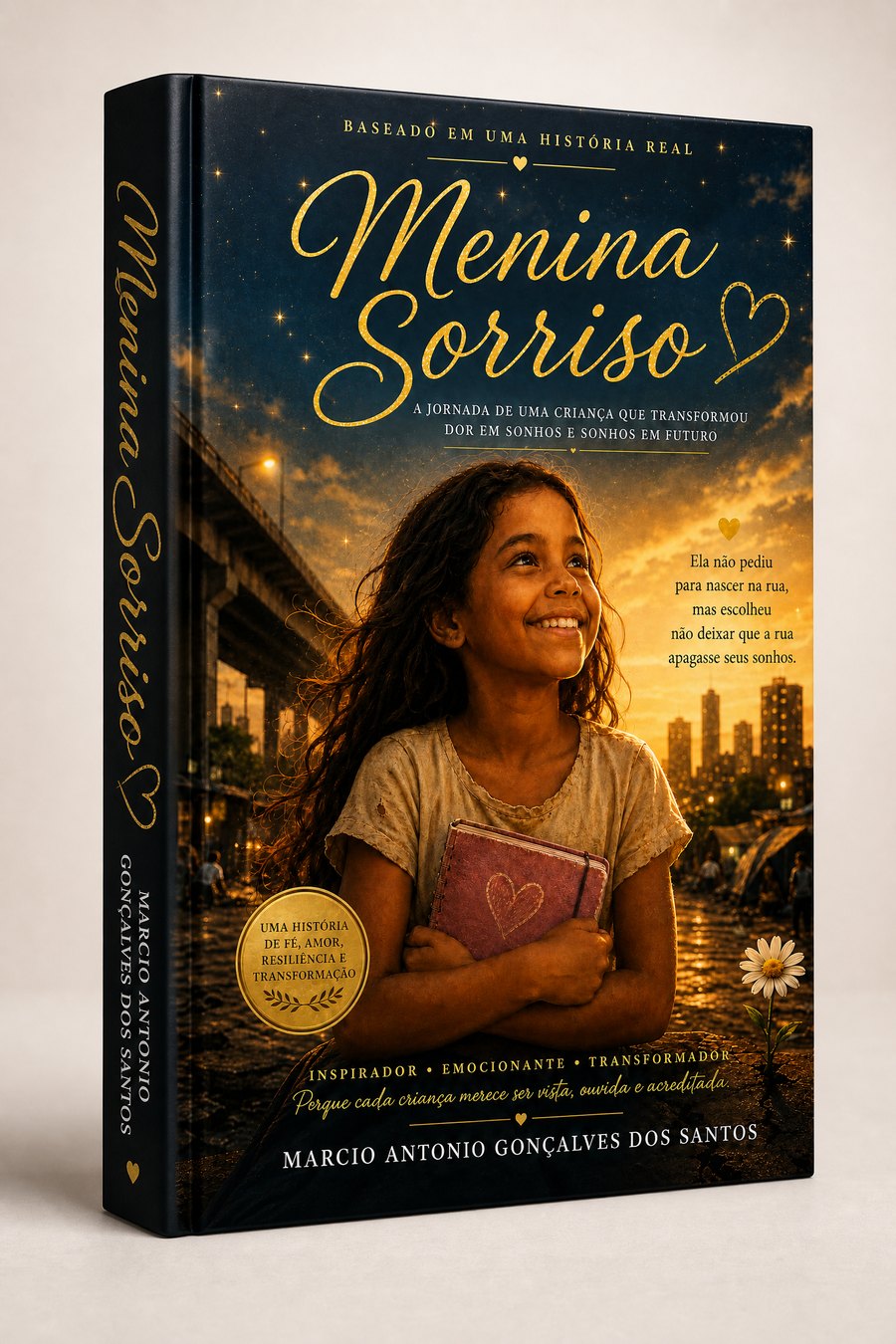 Capa do e-book A Menina Sorriso em Situação de Rua